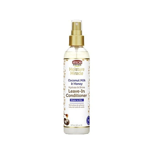 African Pride | Moisture Miracle | Coconut Milk & Honey Leave-in Conditioner (8oz)
